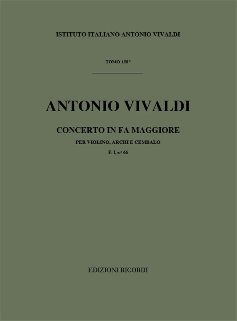 Concerto in Fa Maggiore (F major)